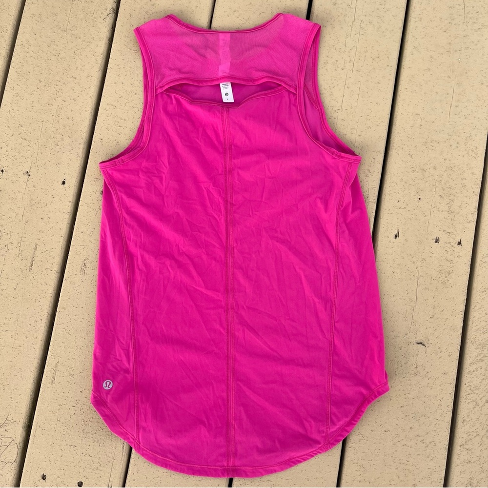 Lululemon sculpt tank top pink women’s 2